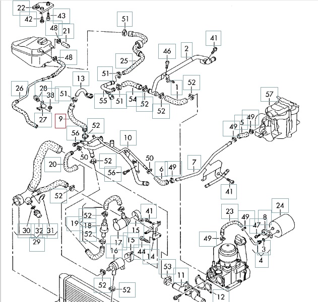 Патрубок системы охлаждения, 1100 рублей, Калининград
