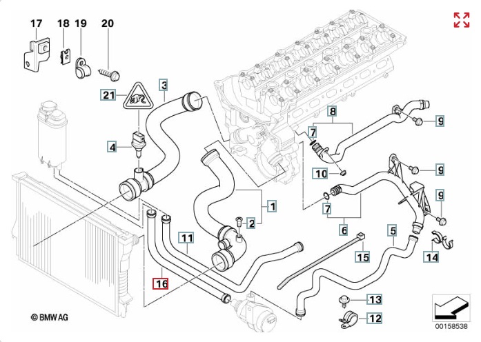 Патрубок системы охлаждения, 1200 рублей, Калининград