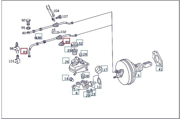 Трубка вакуумного усилителя тормозов, 1600 рублей, Калининград