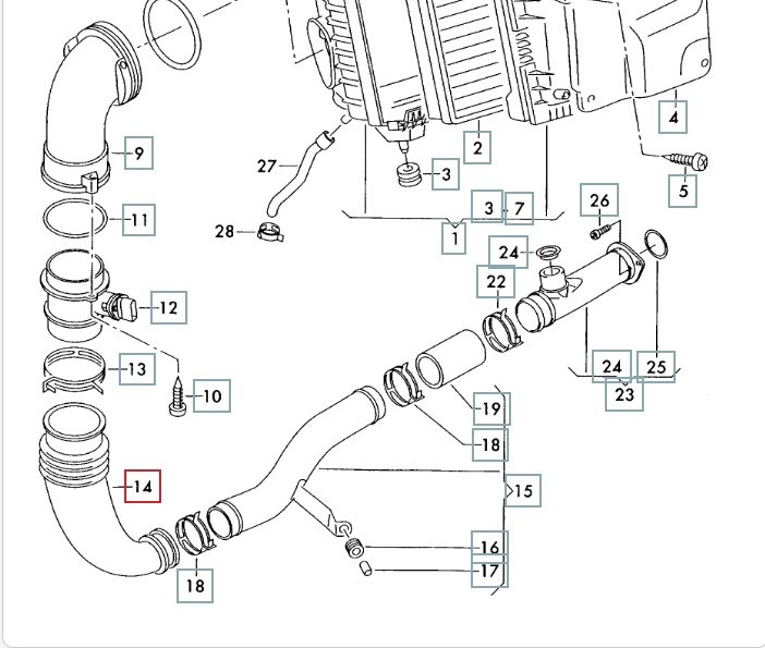 Патрубок воздушного фильтра, 1100 рублей, Калининград