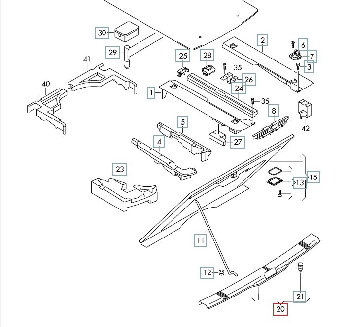 Накладка багажника, 900 рублей, Калининград