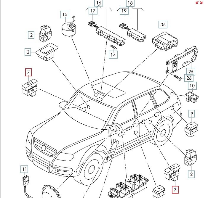 Кнопка центрального замка, 600 рублей, Калининград