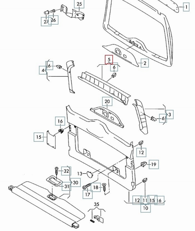 Накладка двери багажника, 1100 рублей, Калининград