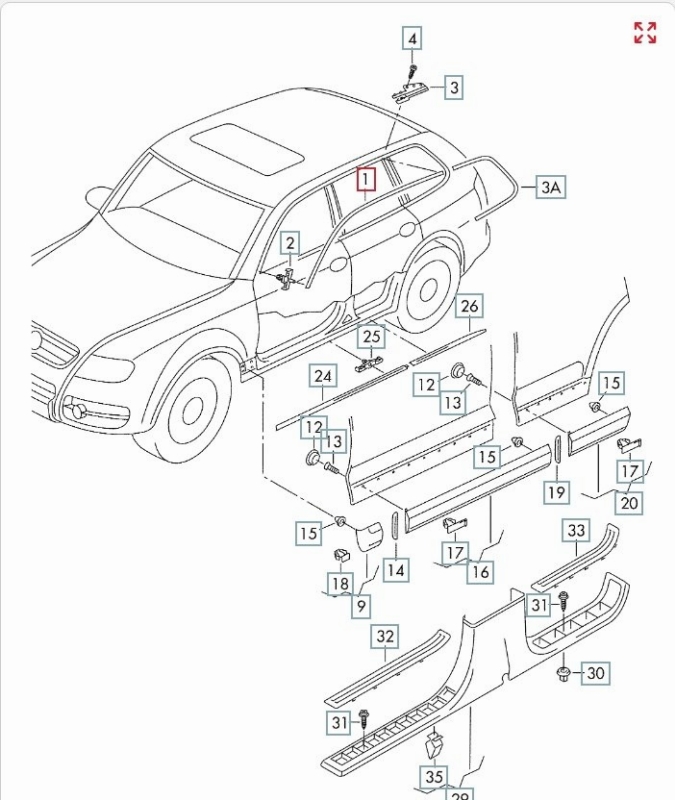 Молдинг кузова, 1900 рублей, Калининград