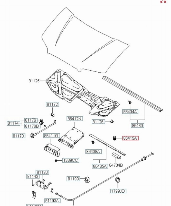 Упор капота, 900 рублей, Калининград