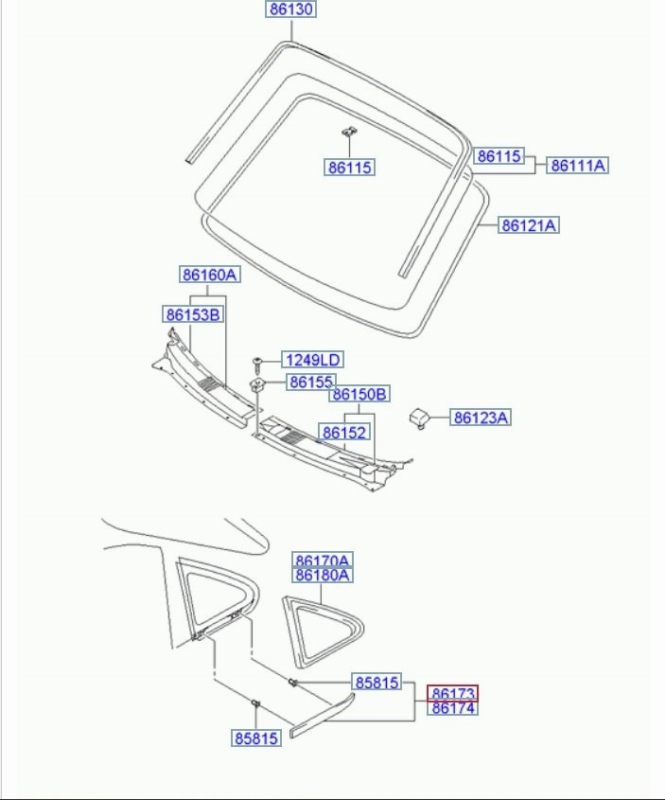 Молдинг стекла, 1700 рублей, Калининград