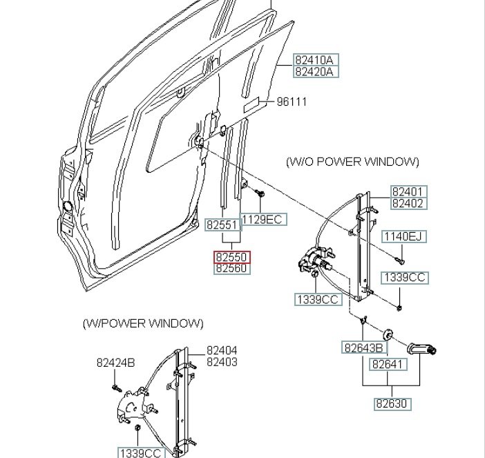 Направляющая стекла двери, 800 рублей, Калининград