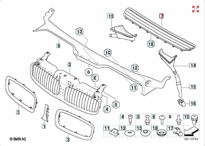 Решетка капота, 1400 рублей, Калининград