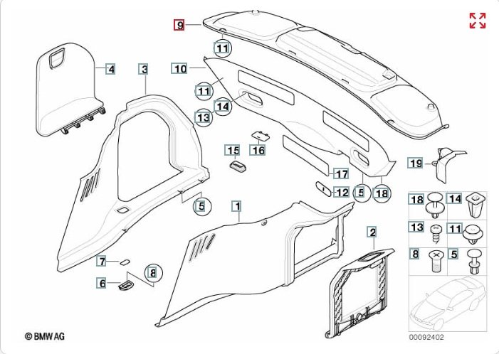 Обшивка багажника, 1000 рублей, Калининград