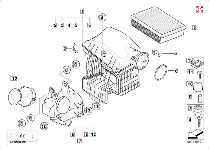 Корпус воздушного фильтра, 600 рублей, Калининград