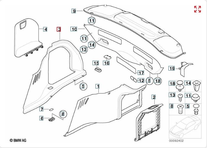 Обшивка багажника, 1000 рублей, Калининград