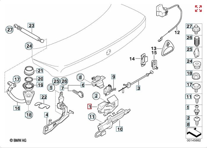 Замок багажника, 3100 рублей, Калининград