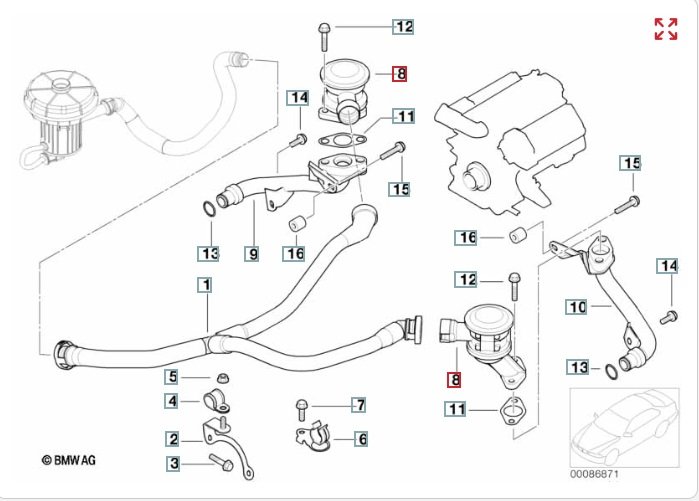 Клапан EGR, 1000 рублей, Калининград