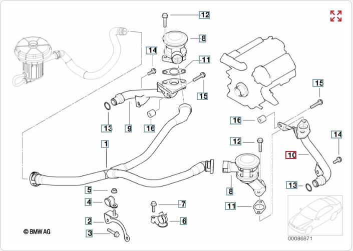 Трубка картерных газов, 700 рублей, Калининград