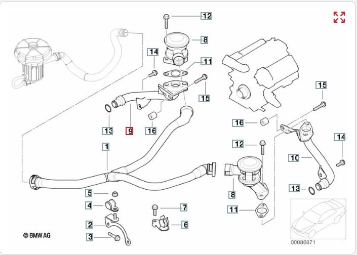 Трубка картерных газов, 700 рублей, Калининград
