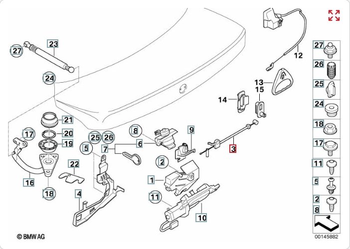 Трос замка багажника, 700 рублей, Калининград