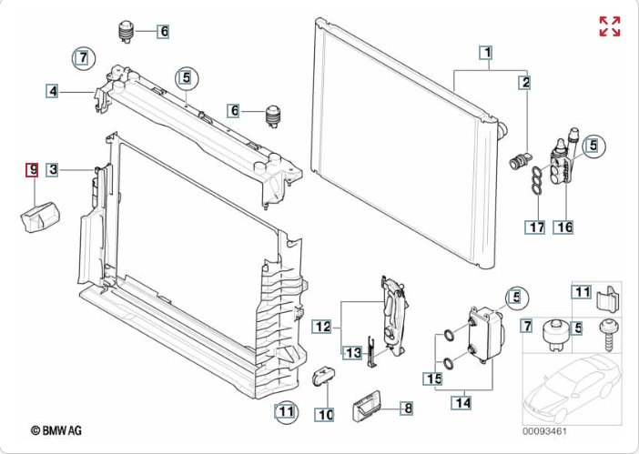 Крепеж радиатора, 1300 рублей, Калининград