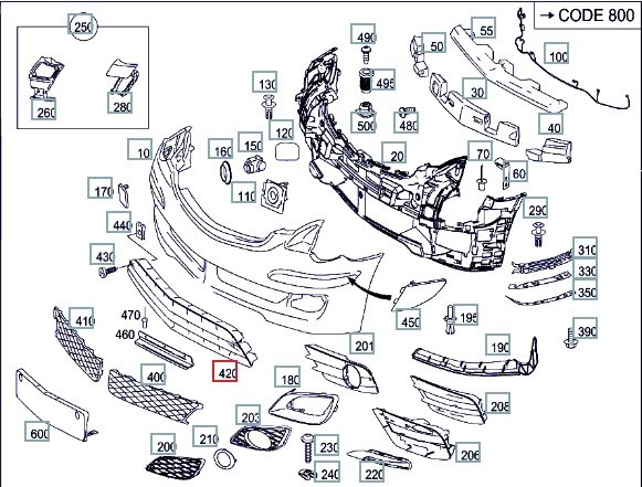 Решетка в бампер, 13200 рублей, Калининград