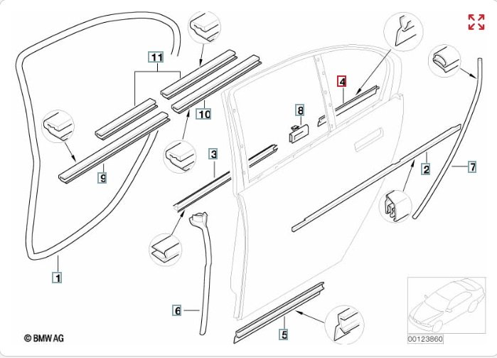 Уплотнитель стекла двери, 1000 рублей, Калининград