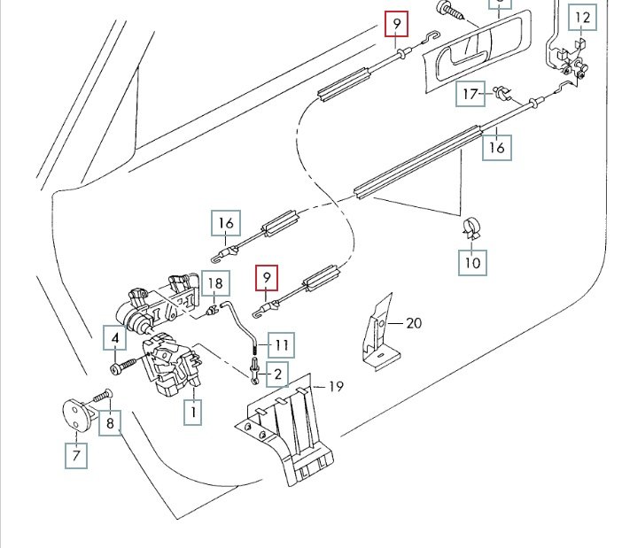 Трос замка двери, 700 рублей, Калининград
