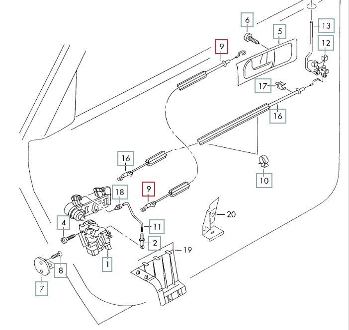 Трос замка двери, 700 рублей, Калининград