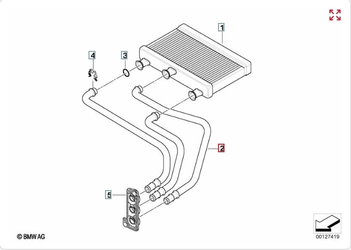 Трубки радиатора печки, 1500 рублей, Калининград