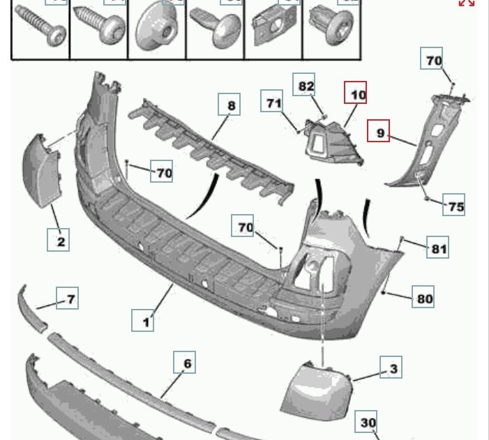 Кронштейн бампера, 1700 рублей, Калининград