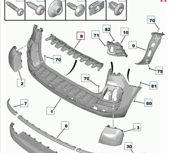 Кронштейн бампера, 1300 рублей, Калининград