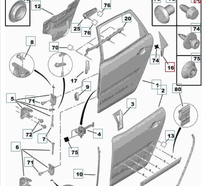 Накладка двери, 700 рублей, Калининград