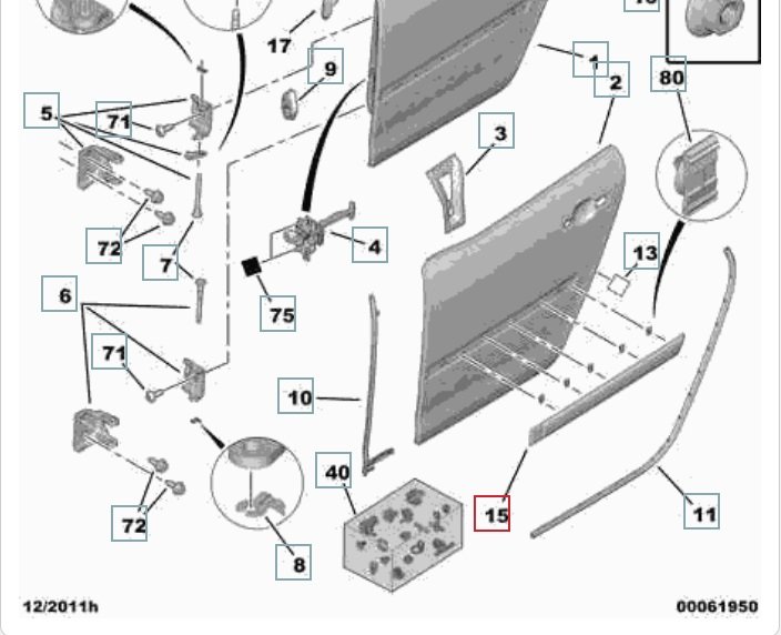 Молдинг двери, 1200 рублей, Калининград