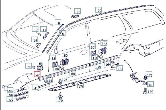Молдинг крыла, 900 рублей, Калининград