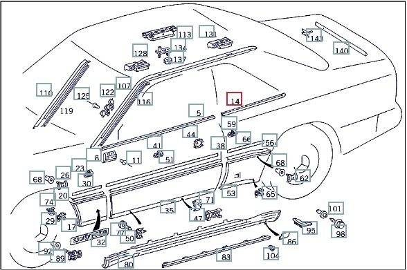 Молдинг стекла, 2700 рублей, Калининград