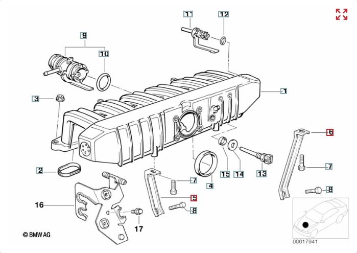 Кронштейн впускного коллектора, 500 рублей, Калининград