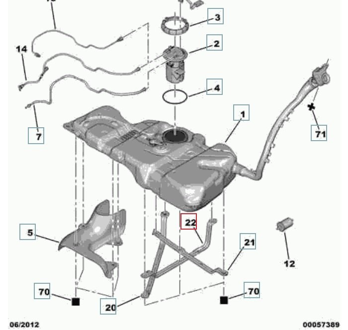 Крепление топливного бака, 1700 рублей, Калининград