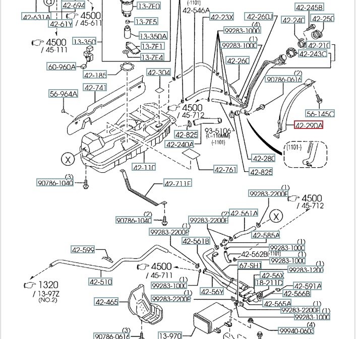 Защита горловины топливного бака, 700 рублей, Калининград
