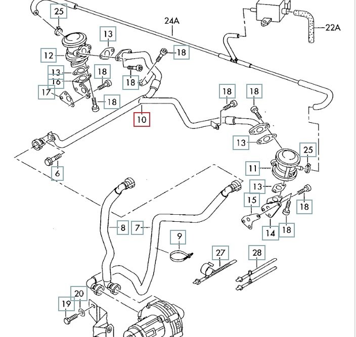 Трубка EGR, 1000 рублей, Калининград