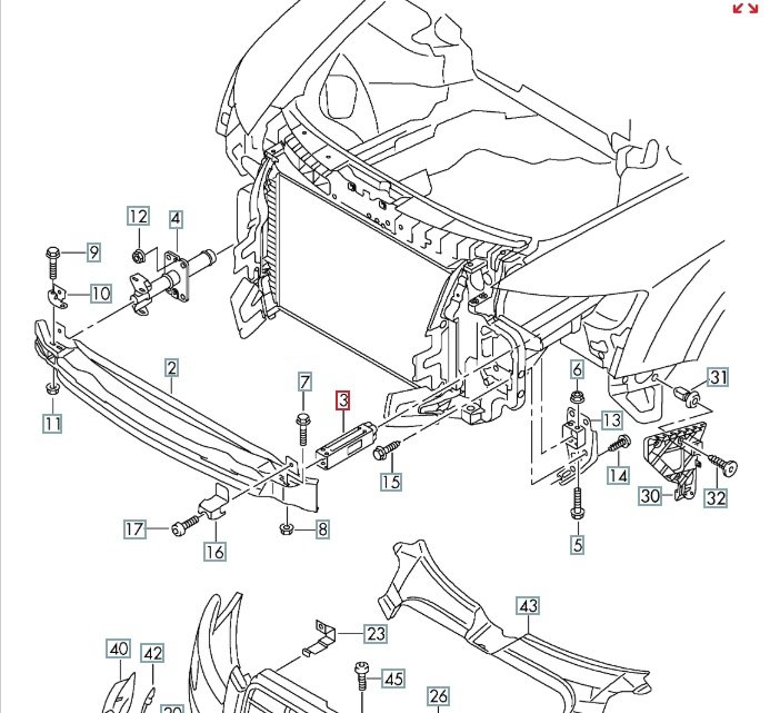 Кронштейн усилителя бампера, 2100 рублей, Калининград