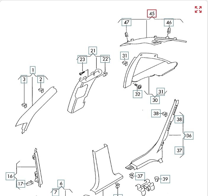Накладка стойки, 900 рублей, Калининград