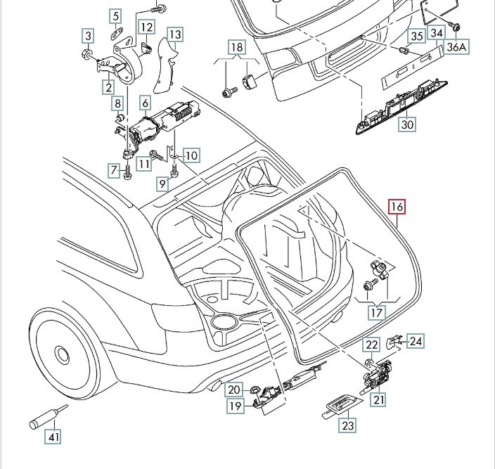 Уплотнительная резинка двери багажника, 1000 рублей, Калининград