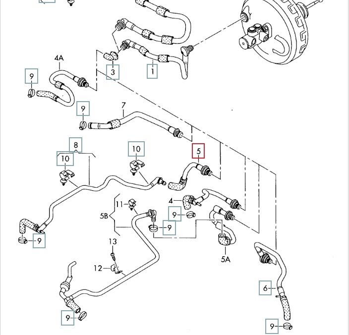 Трубка вакуумного усилителя тормозов, 800 рублей, Калининград