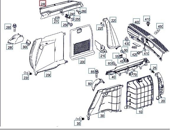 Направляющая шторки багажника, 1600 рублей, Калининград