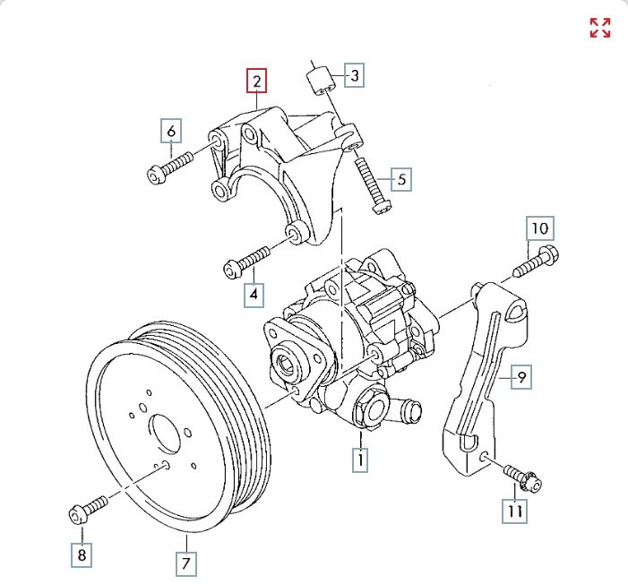 Кронштейн ГУР, 900 рублей, Калининград