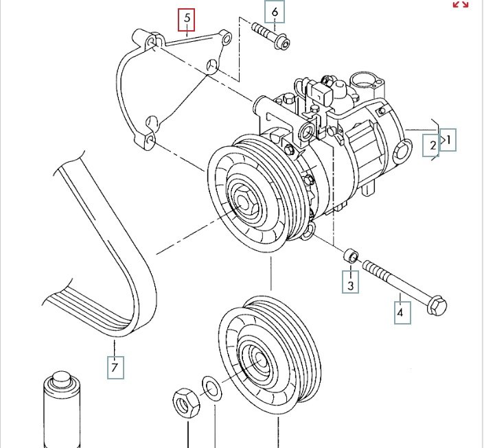 Кронштейн компрессора кондиционера, 500 рублей, Калининград