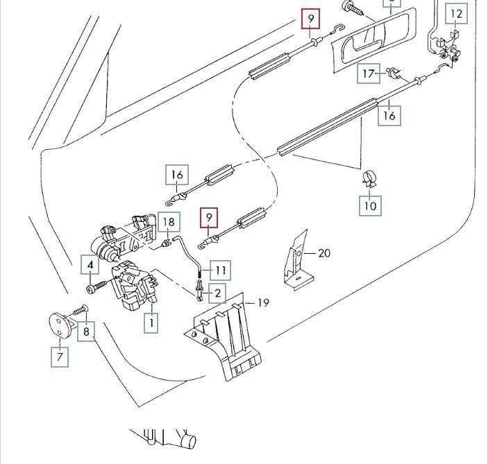Трос замка двери, 600 рублей, Калининград