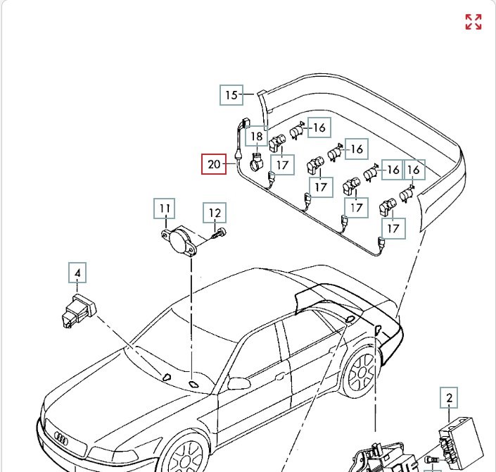 Проводка парктроника, 2200 рублей, Калининград