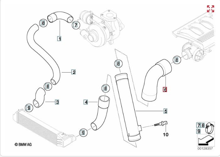 Патрубок интеркулера, 1200 рублей, Калининград