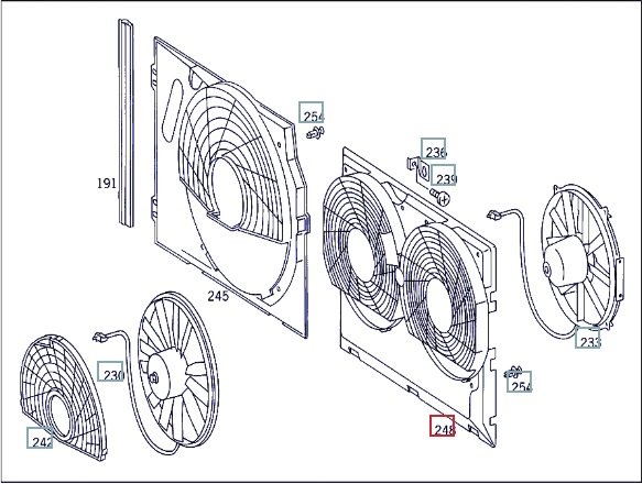 Диффузор радиатора, 1600 рублей, Калининград