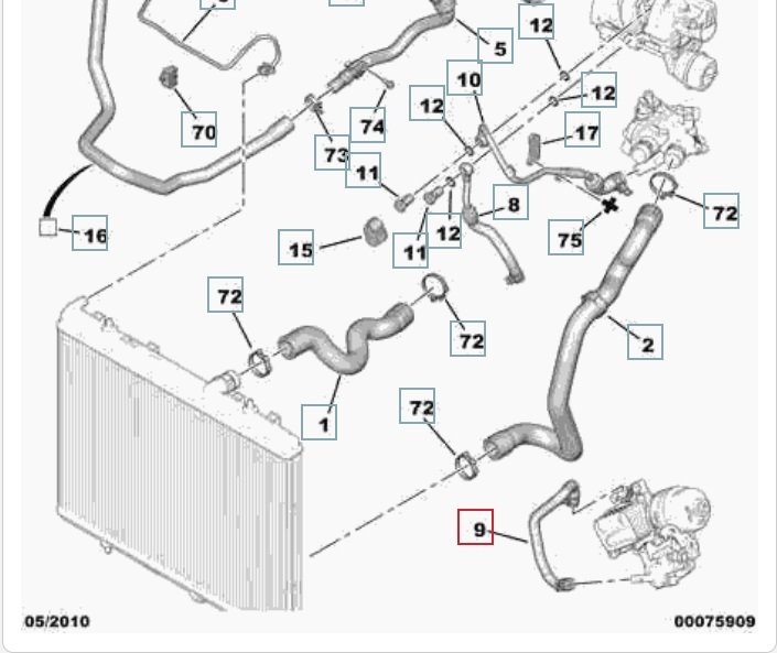 Патрубок системы охлаждения, 1100 рублей, Калининград