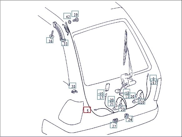 Проводка двери багажника, 3200 рублей, Калининград