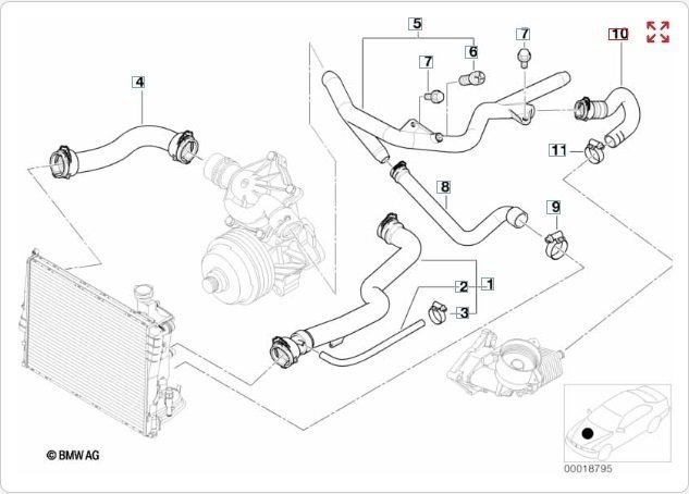 Патрубок системы охлаждения, 900 рублей, Калининград